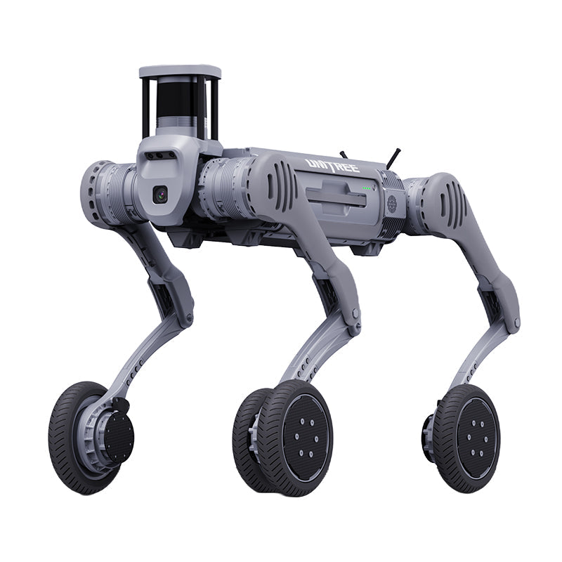 Unitree B2-W Industrial Quadruped Robotic Dog with LiDAR and Wheels