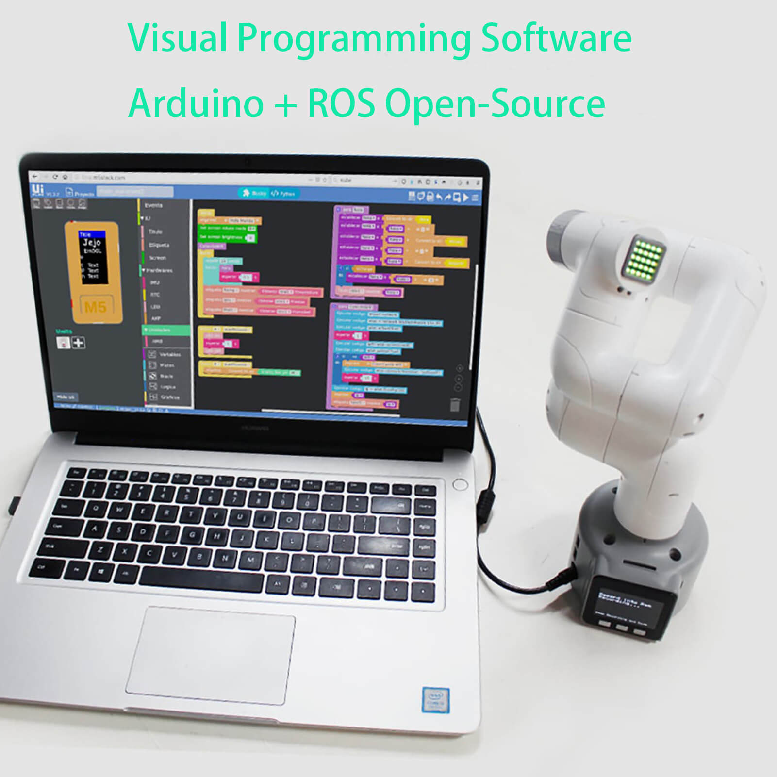 Elephant Robotics myCobot 280 M5Stack 2023 - 6 DOF Collaborative Robot ( Dual Screen Version)