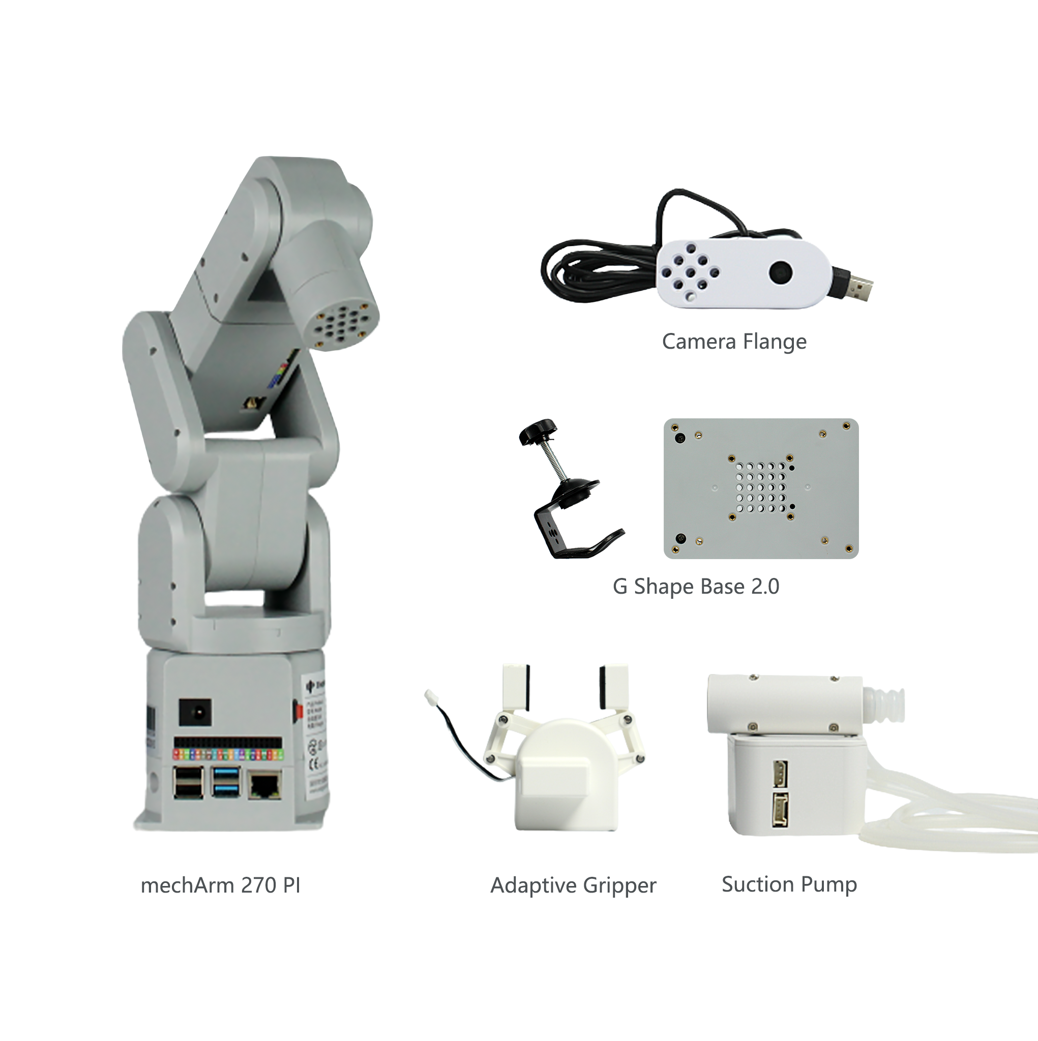 Elephant Robotics mechArm All-in-one Suite Robot Kit: The Most Compact 6-Axis Robot Arm with Camera
