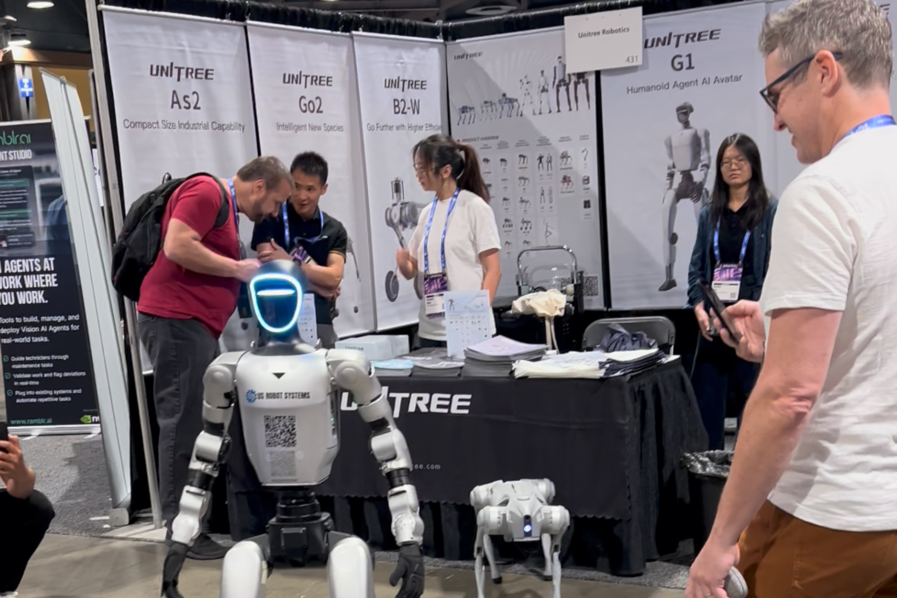 US Robot Systems and Unitree Robotics Showcase the Future of Embodied AI and VR Robot Teleoperation at AWE 2026