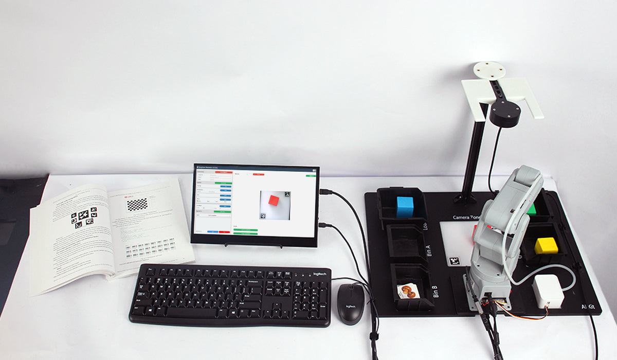 Robot Kit Bundle for Laboratory£º5 MechArm Pi + 5 AI Kits by  Elephant Robotics