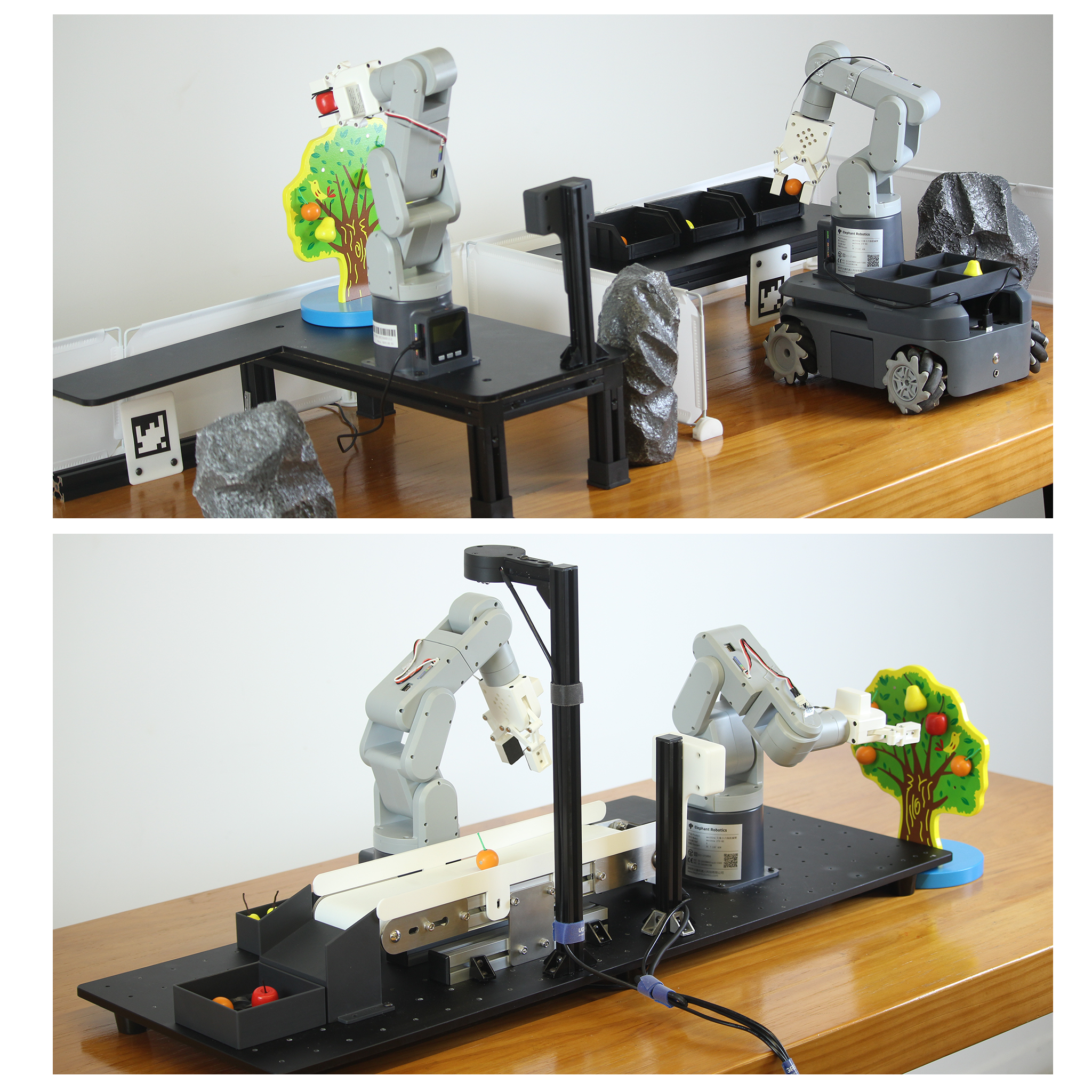 Robotics Education Solution 6-axis Robot & Compound Robot with 3D vision