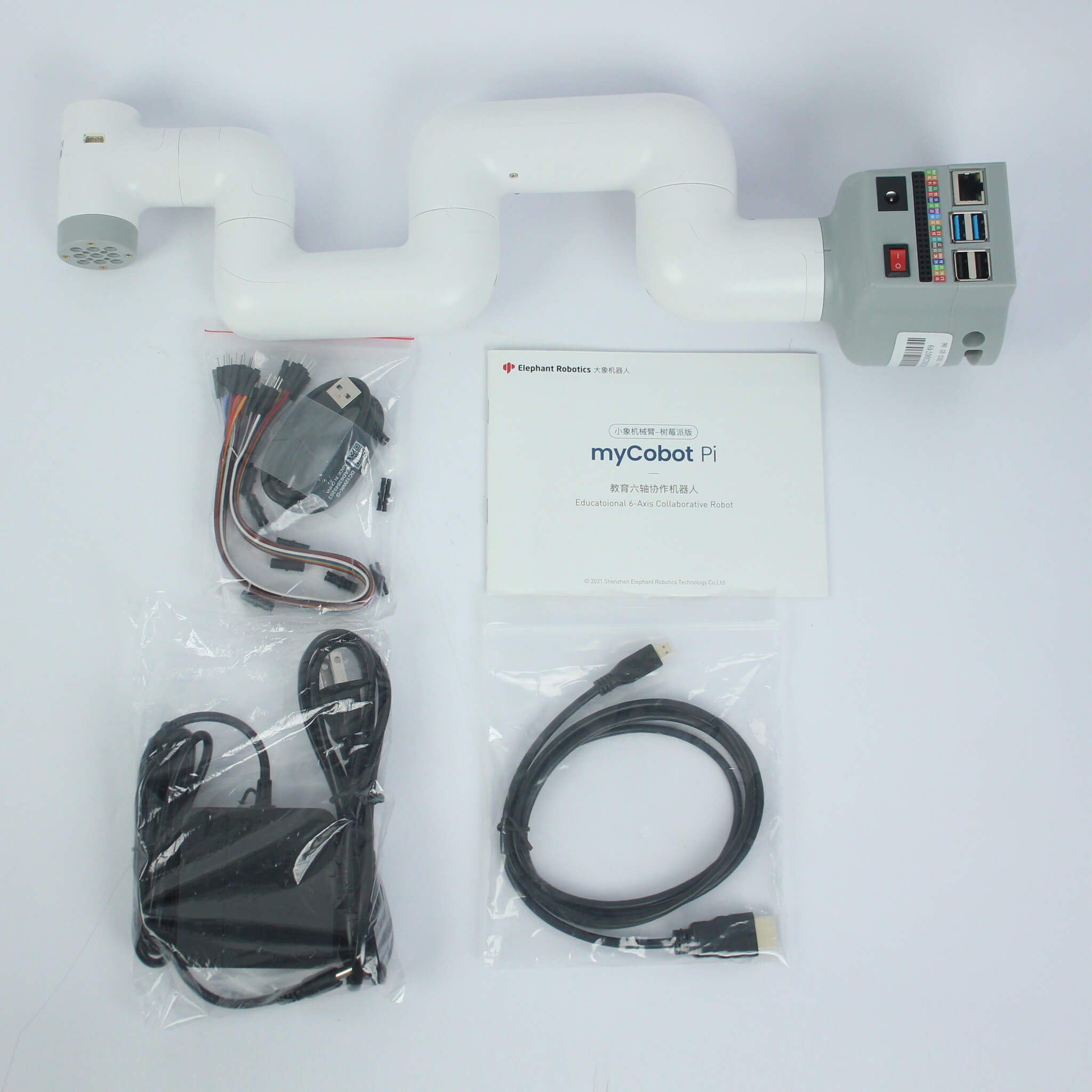 Elephant Robotics myCobot 280 Raspberry Pi 2023 - 6 DOF Collaborative Robotic Arm ( Raspberry Pi Version)