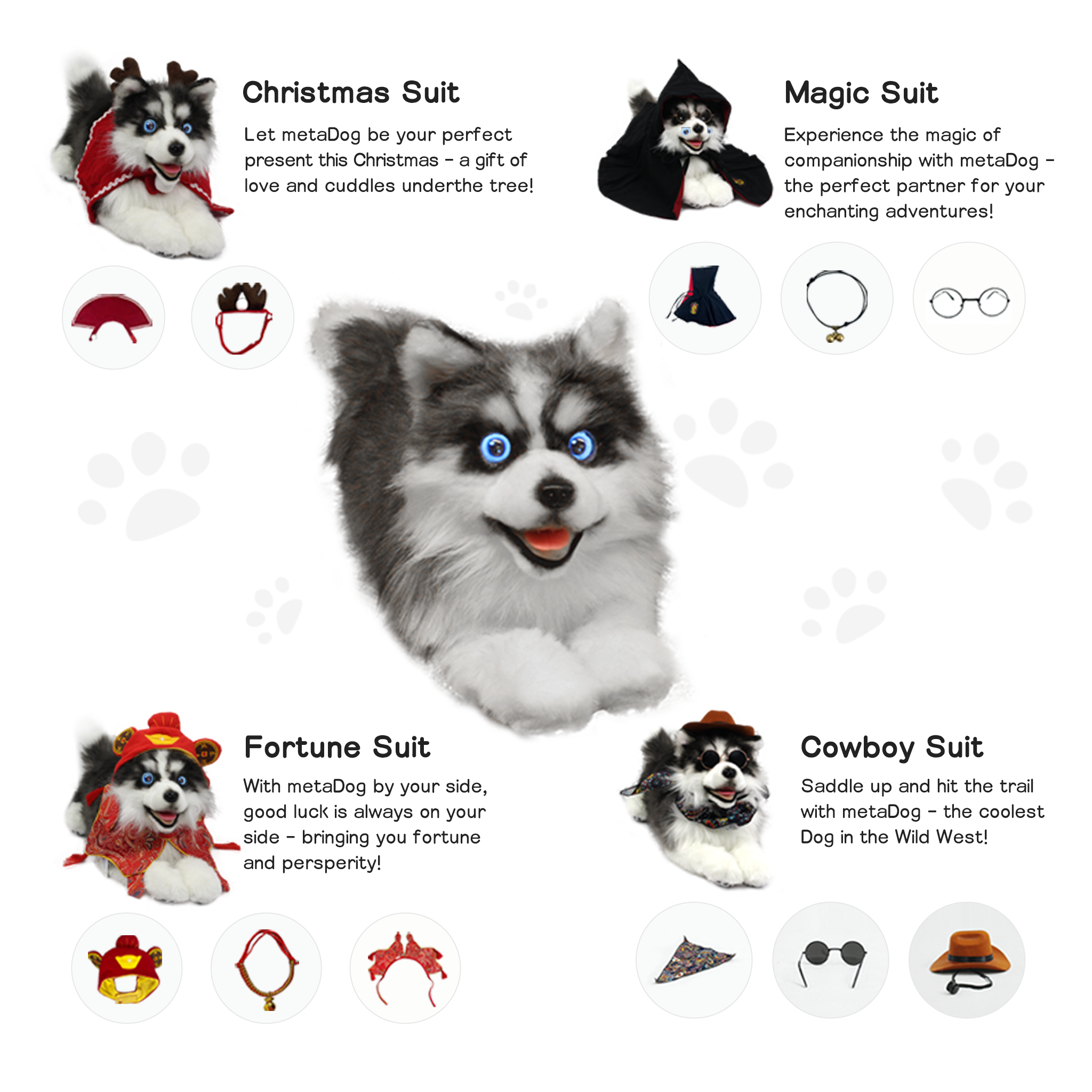 Elephant Robotics metaDog: Gift the Purr~Fect Companion Robotic Pet Dog Husky