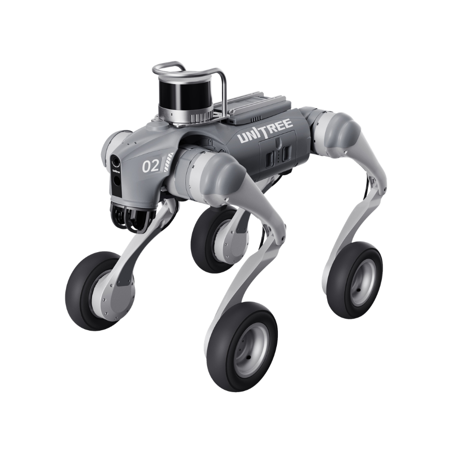 Unitree GO2-W AI Quadruped Robot Dog with Wheels