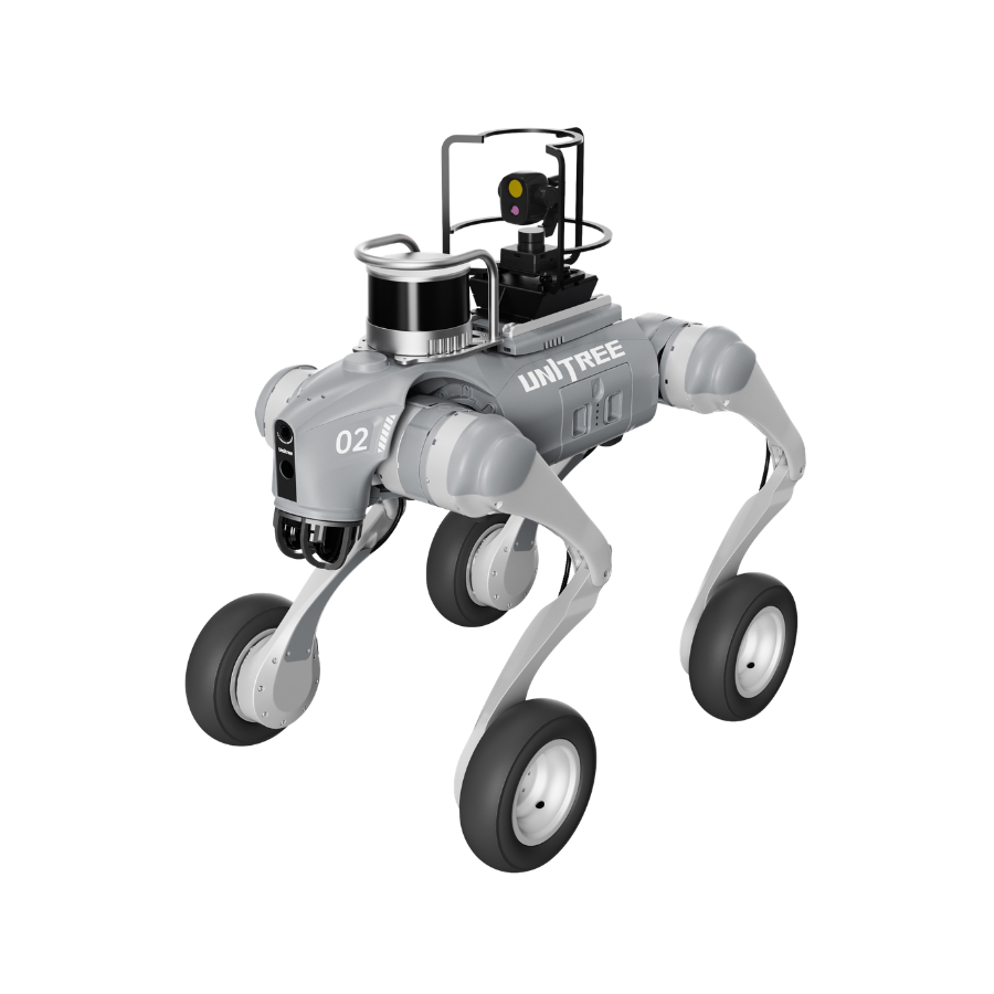 Unitree GO2-W AI Quadruped Robot Dog with Wheels
