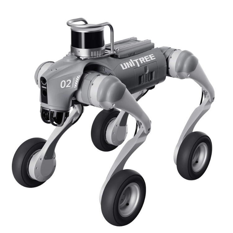 Unitree GO2-W AI Quadruped Robot Dog with Wheels