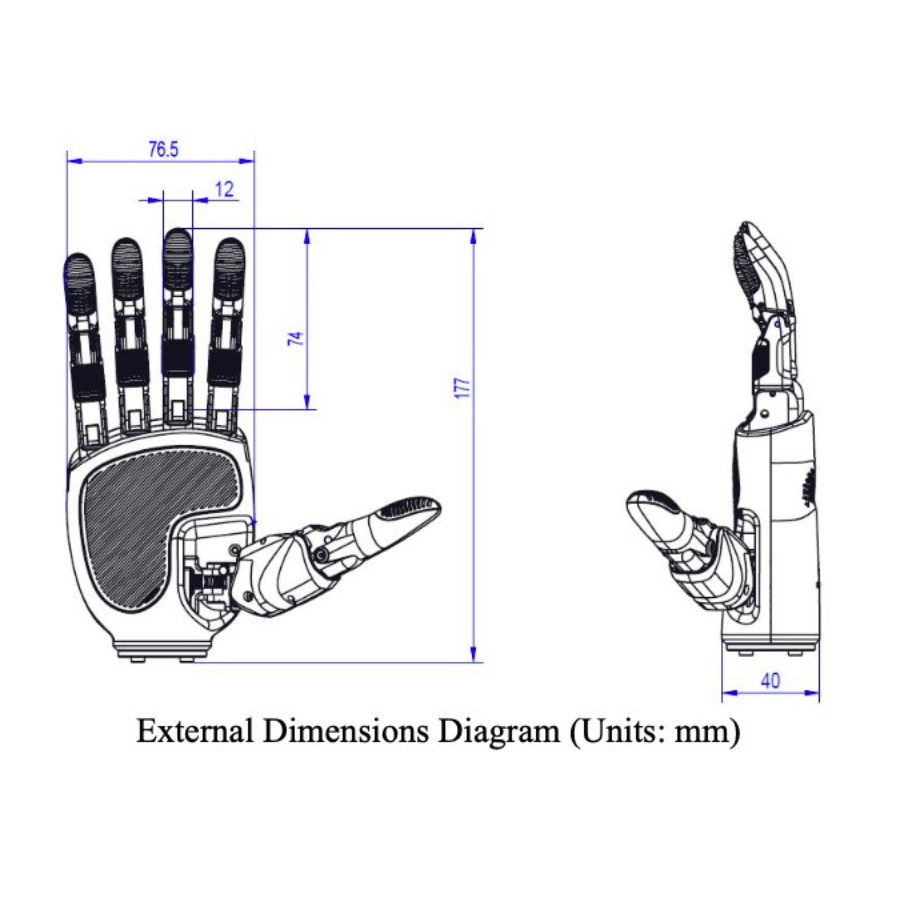 Linkerbot Linker Hand O6 Dexterous Hand | 6 DoF Five-finger Hand (Compatible with Unitree R1)