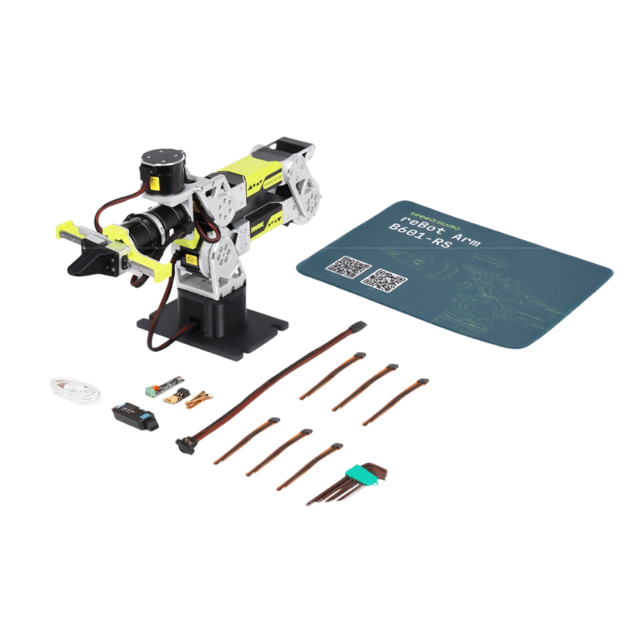 Seeed Studio reBot Arm B601-RS – 6+1 DoF Open-Source Robotic Arm| 2.5 kg Payload | 754 mm Reach