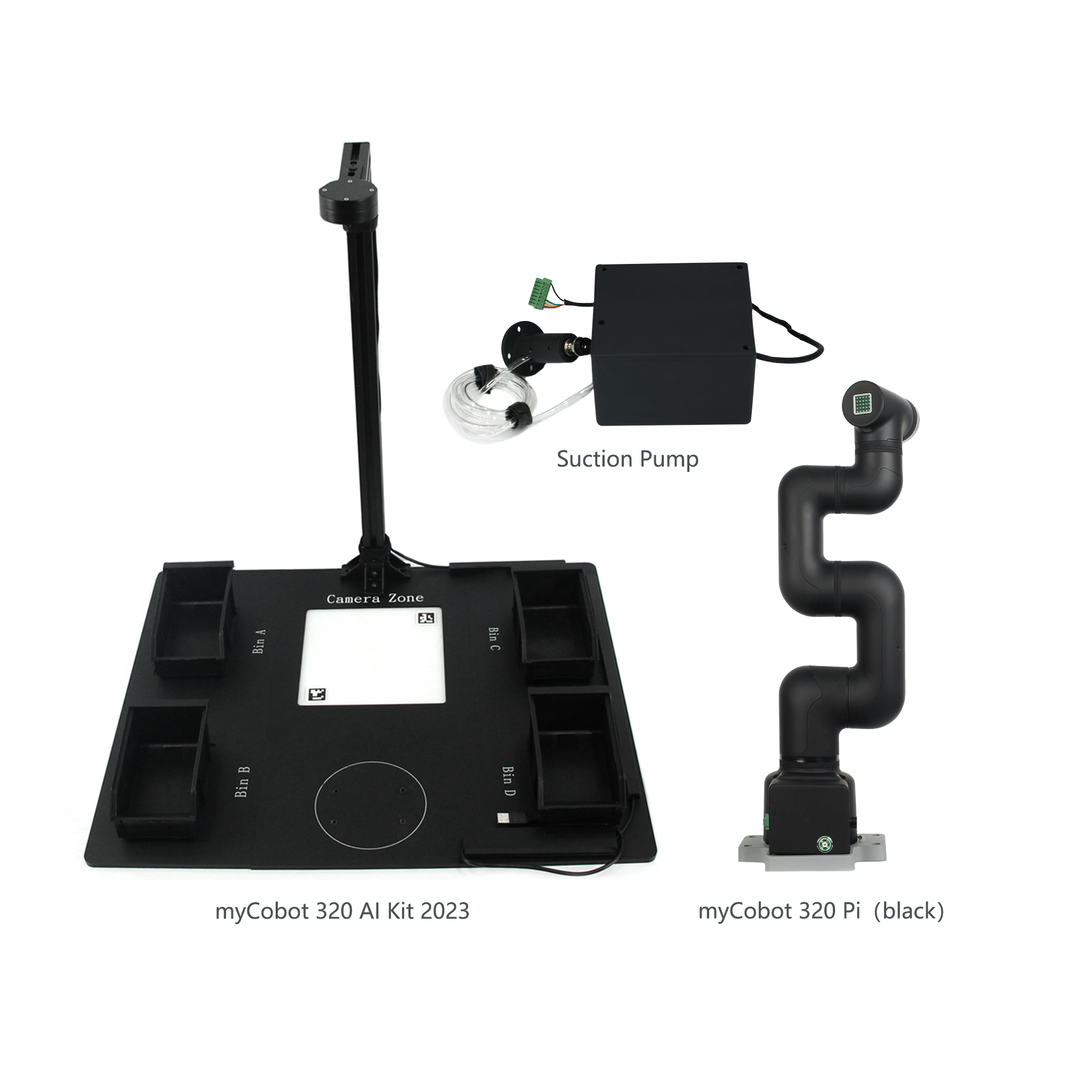 Artificial Intelligence (AI) 3D Vision Kit for myCobot 320 Desktop Robotic Arms with Camera
