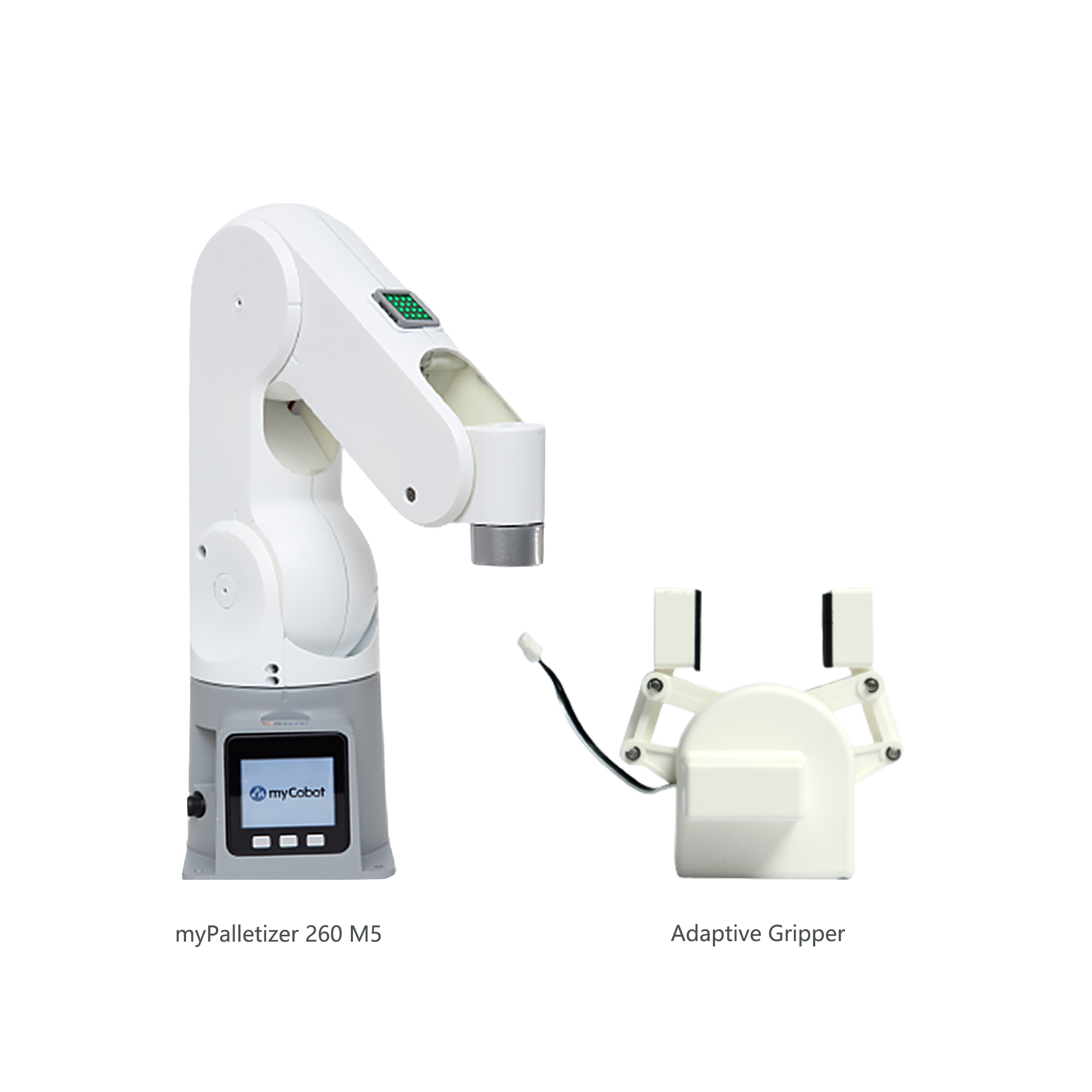 Elephant Robotics myPalletizer 260 M5Stack - The Most Compact 4-Axis Robotic Arm (Dual Screen Version)
