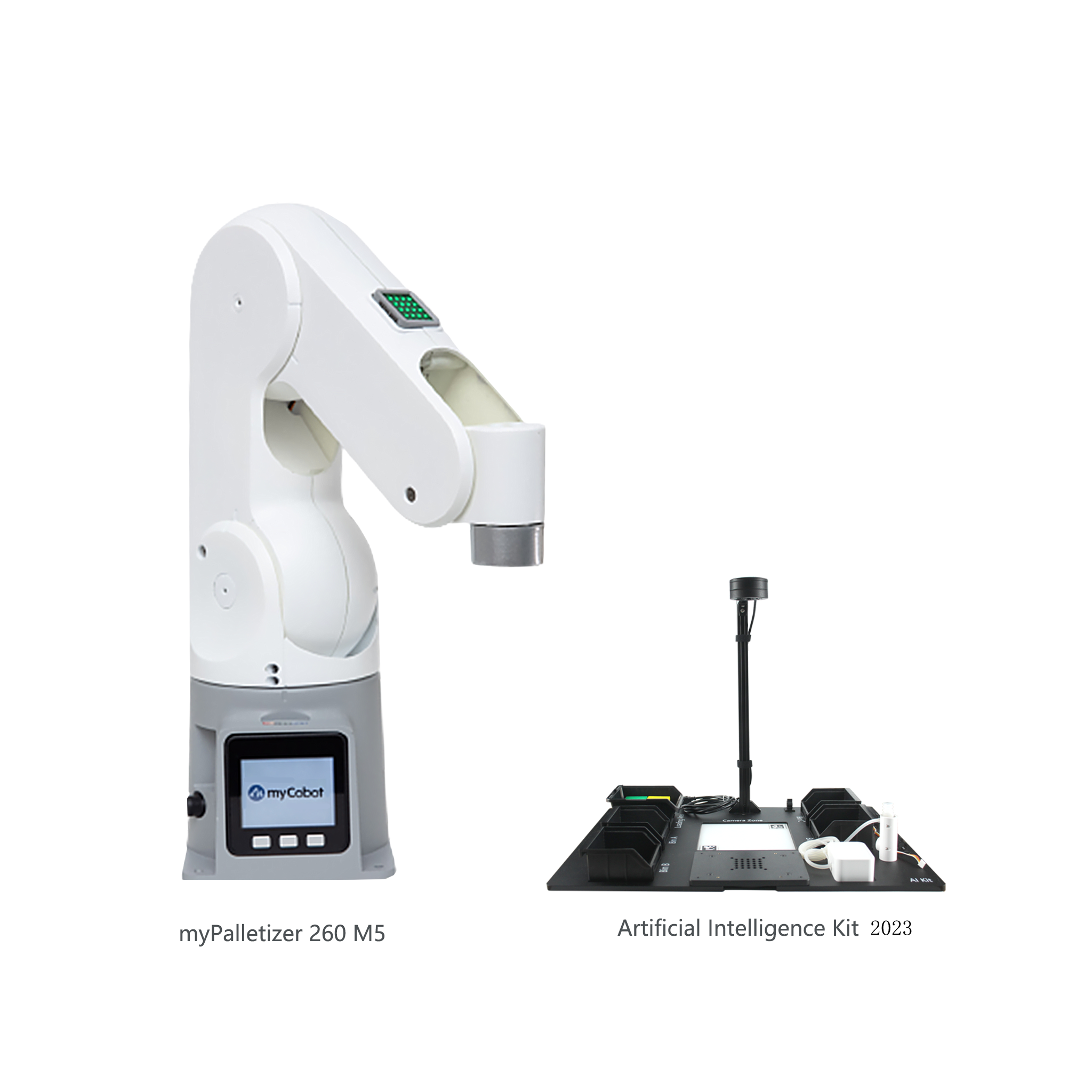 Elephant Robotics myPalletizer 260 M5Stack - The Most Compact 4-Axis Robotic Arm (Dual Screen Version)