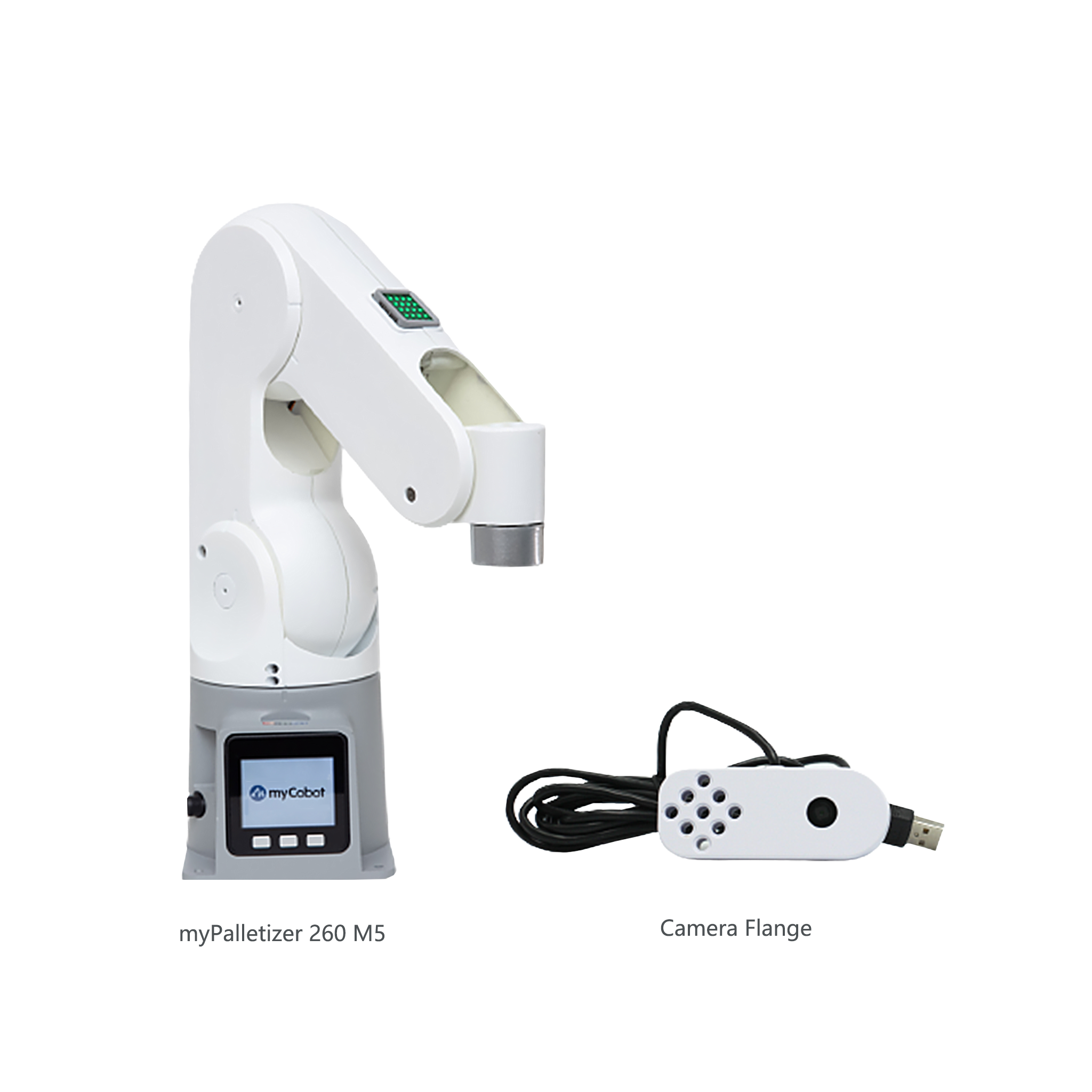 Elephant Robotics myPalletizer 260 M5Stack - The Most Compact 4-Axis Robotic Arm (Dual Screen Version)