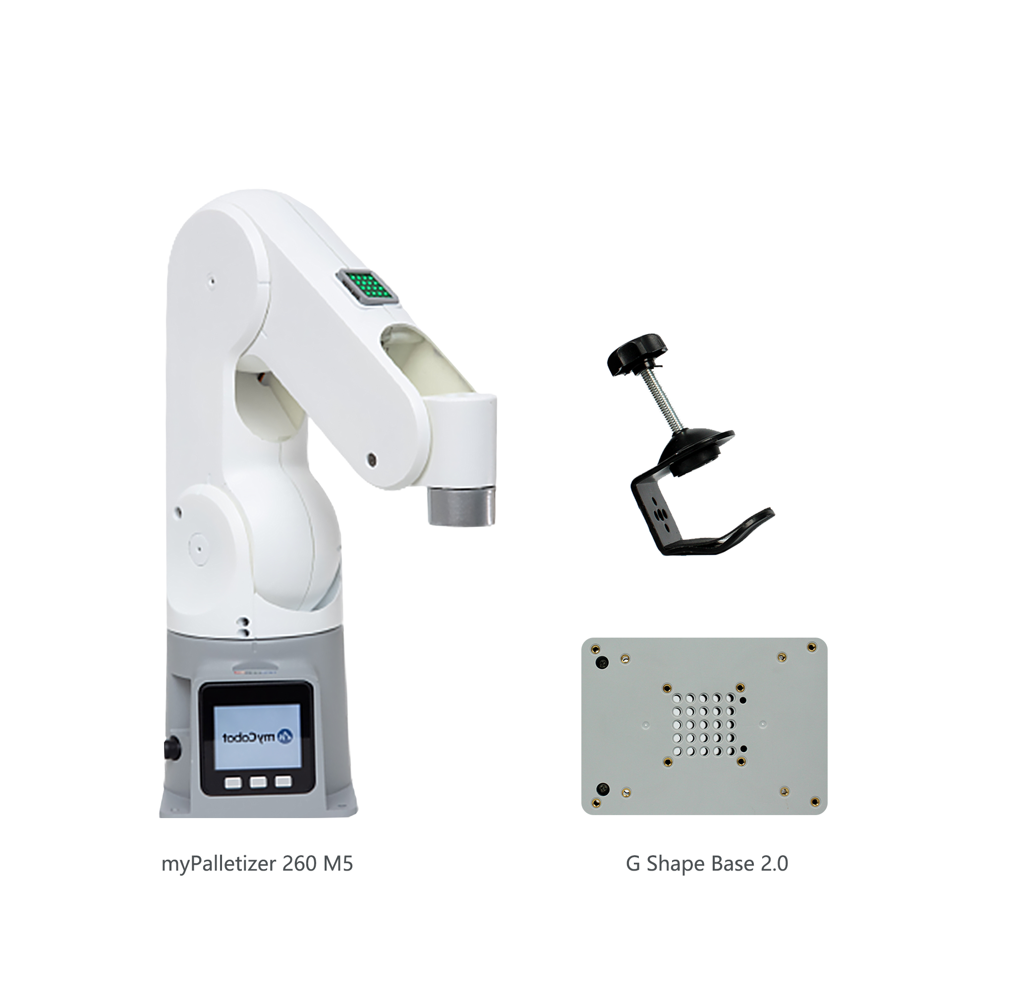 Elephant Robotics myPalletizer 260 M5Stack - The Most Compact 4-Axis Robotic Arm (Dual Screen Version)