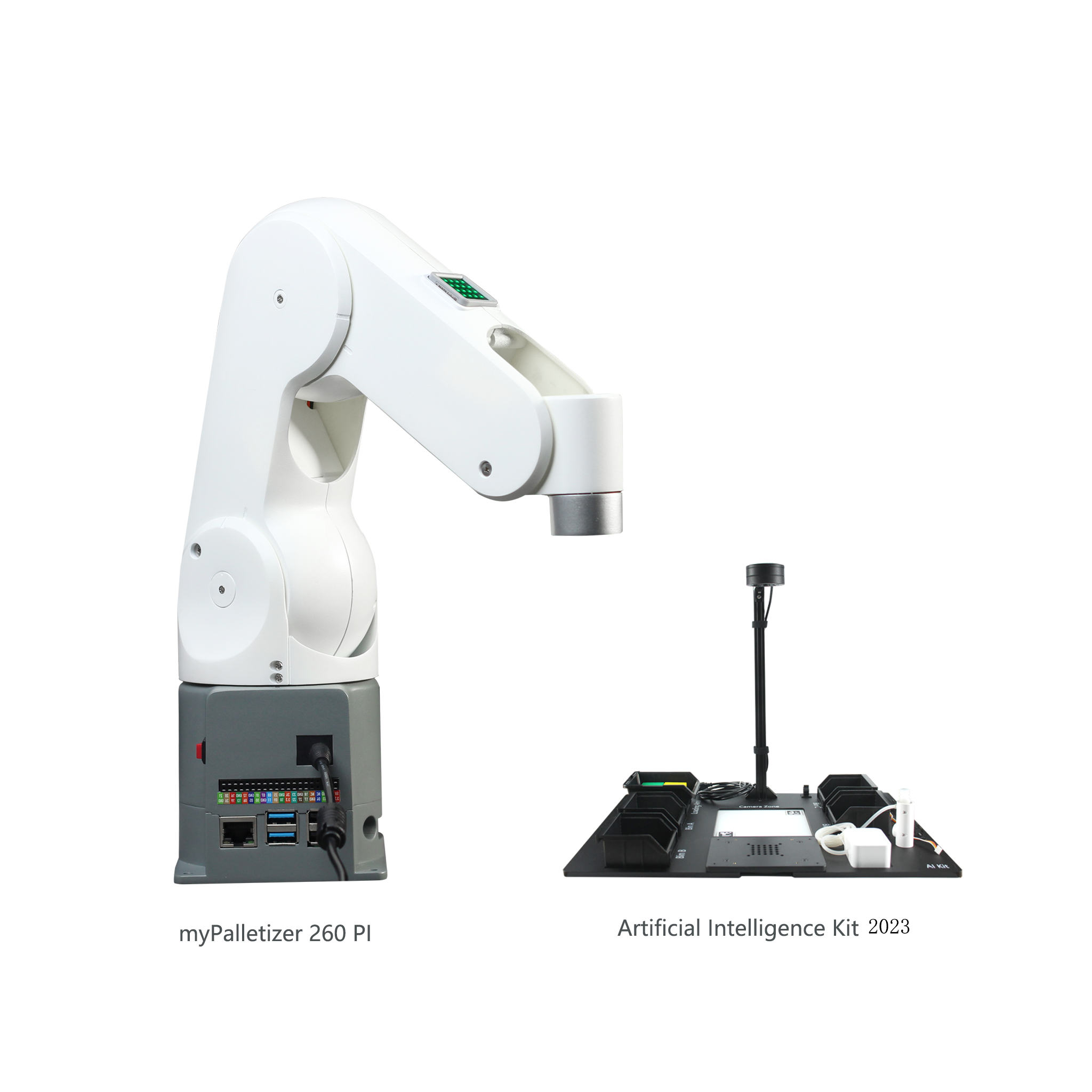 Elephant Robotics myPalletizer 260 Pi - The Most Compact 4-Axis Desktop Raspberry Pi Robotic Arm