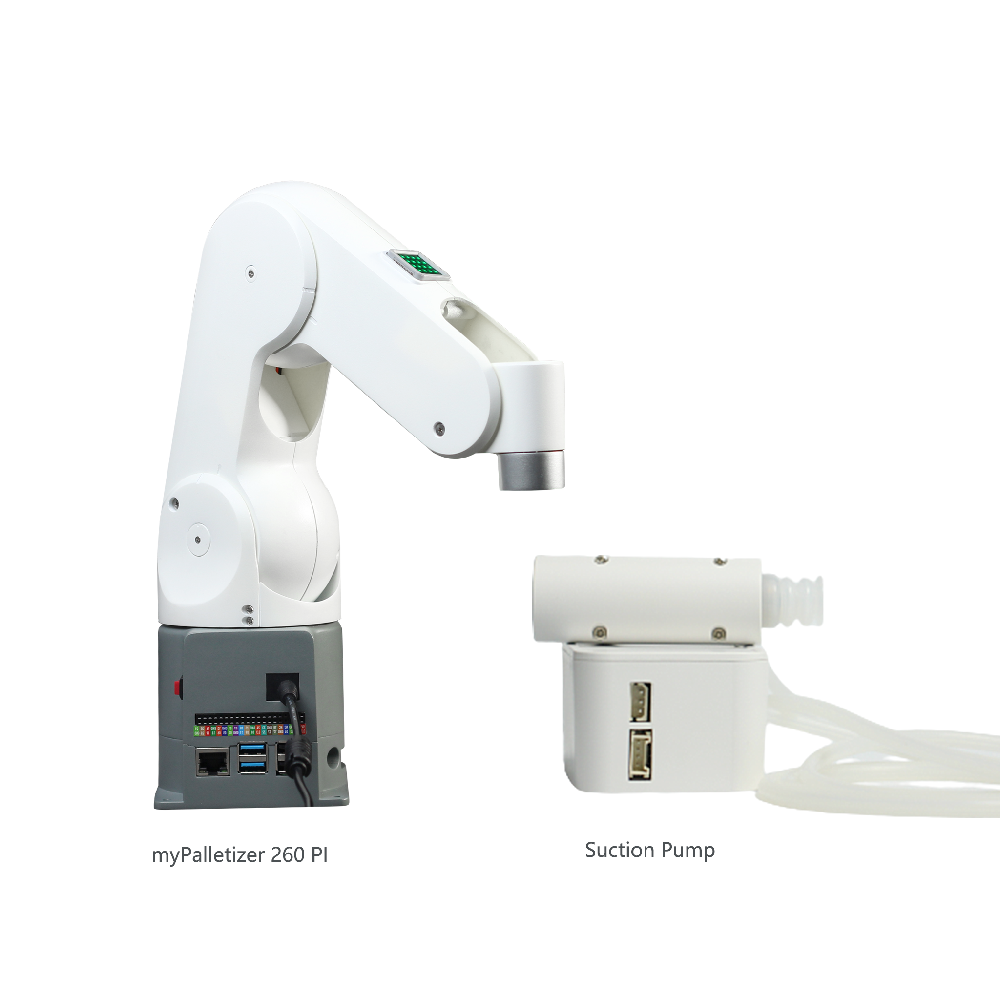 Elephant Robotics myPalletizer 260 Pi - The Most Compact 4-Axis Desktop Raspberry Pi Robotic Arm